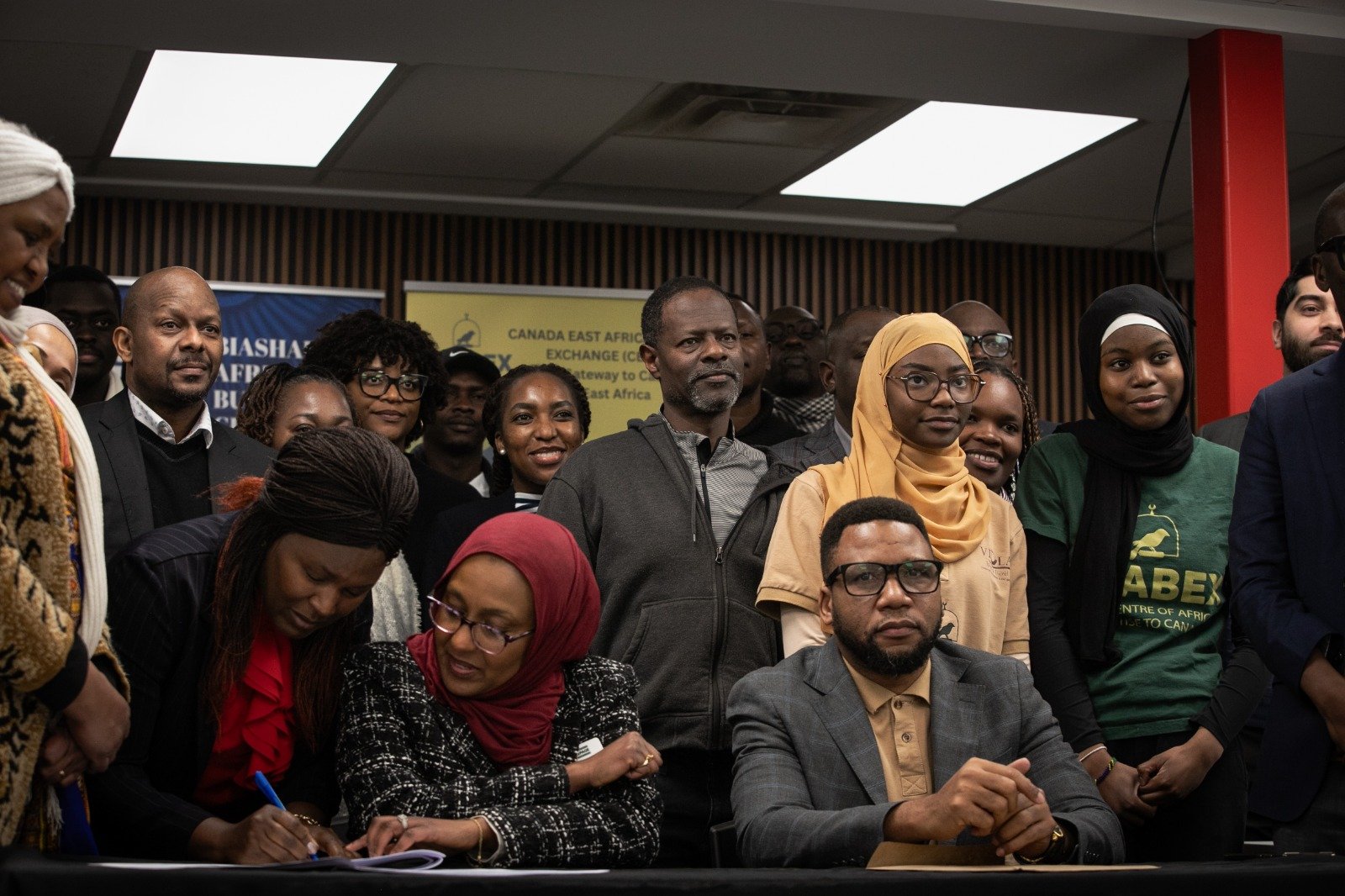Black entrepreneurs networking at BABC-CEABEX event Toronto Canada